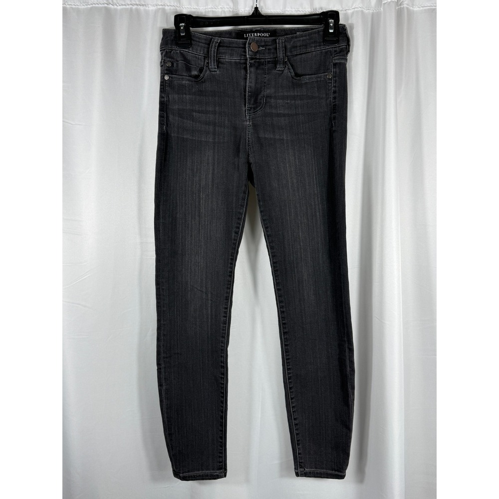 Liverpool Los Angeles Petite High Rise‎ Skinny Jeans Dark Wash Size 0 25